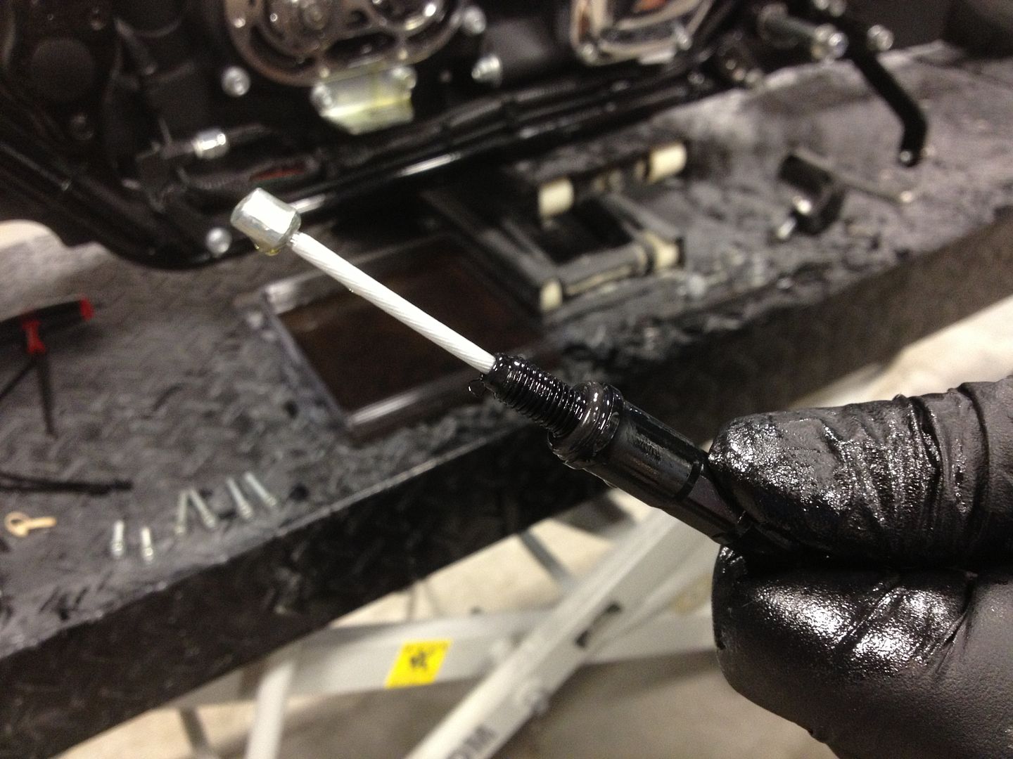 Extended Clutch Cable Bad Dad Custom Bagger Parts for Your Bagger